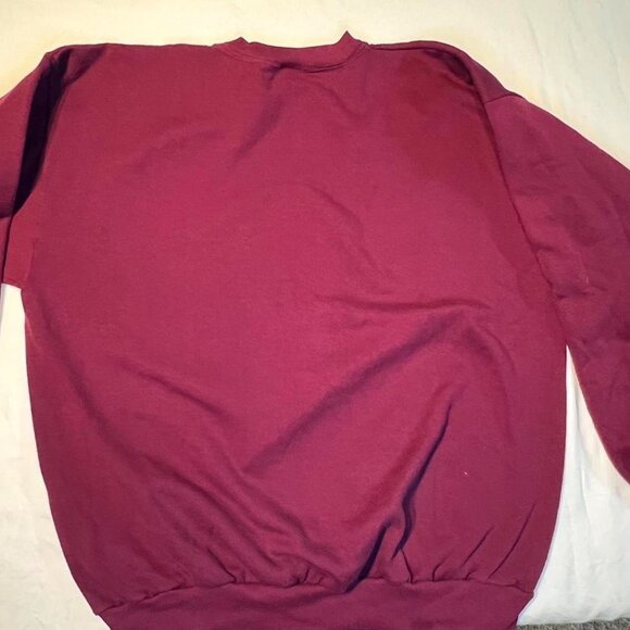 Women's Burgundy and Red Jumper - Picture 2 of 3